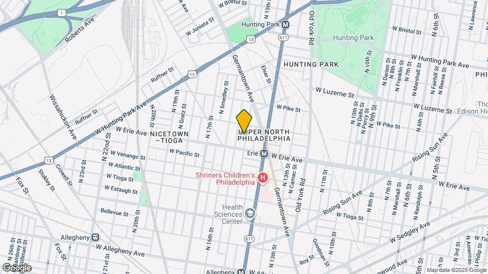 3728 N 15th St Map and Location Details
