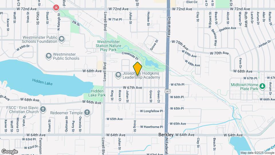 6762 Irving Street Map and Location Details
