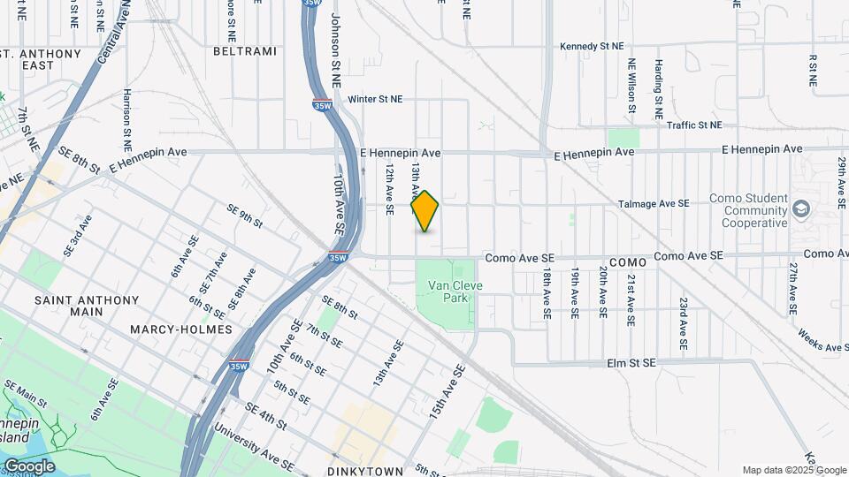 1018 13th Ave SE Mapa y Detalles de la Ubicación
