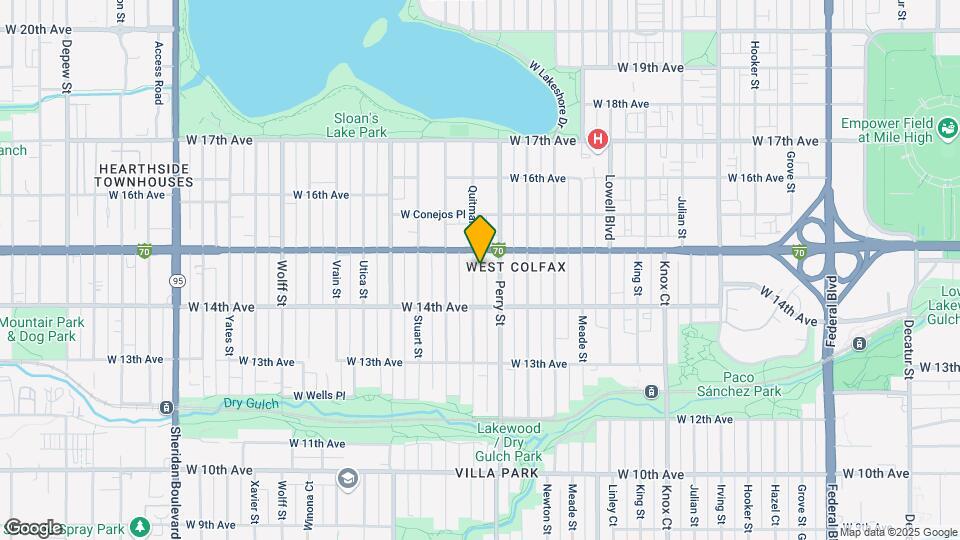 1474 Quitman St Map and Location Details