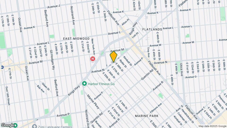 3718 Flatlands Ave Map and Location Details