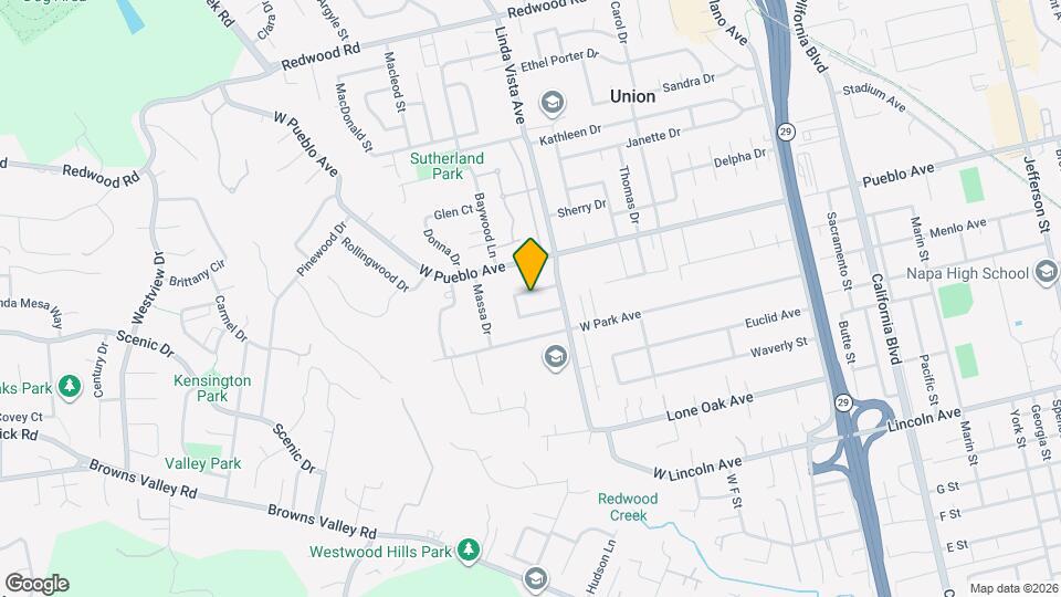 2321 Bueno St Map and Location Details