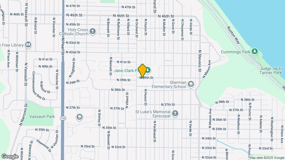 5008 N 39th St Map and Location Details