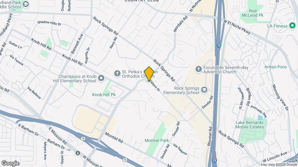 1527 Calavo Dr Map and Location Details