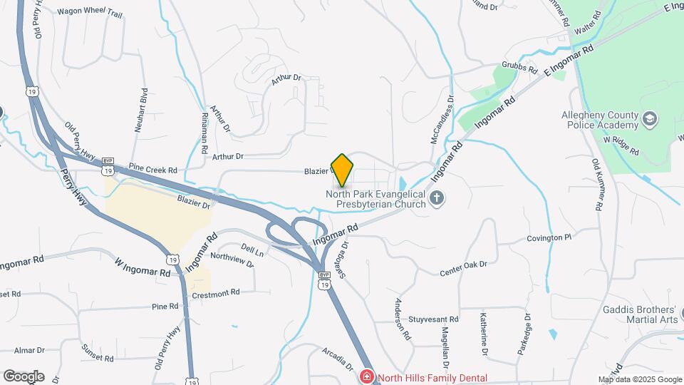 305 Gable Court Map and Location Details