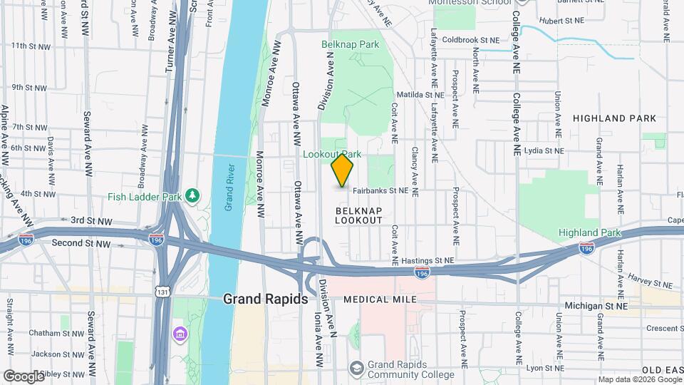 12 Fairbanks St NE Map and Location Details