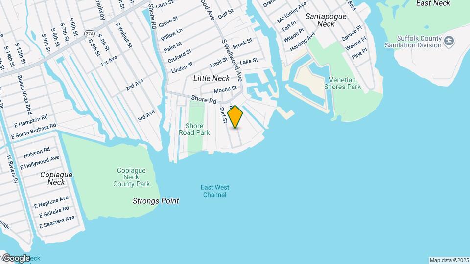 869 Beach St Map and Location Details