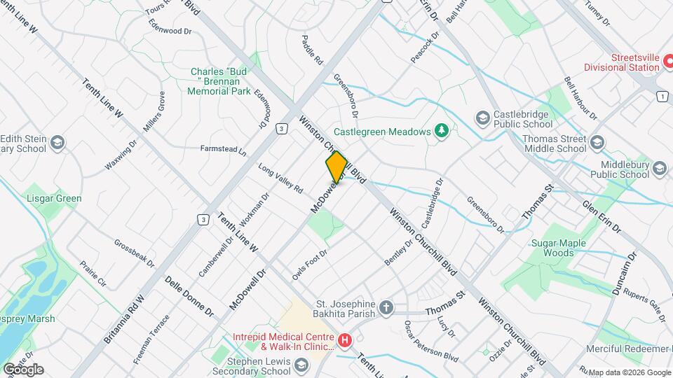 3044 McDowell Dr Map and Location Details