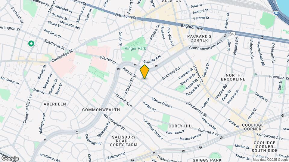 224 Kelton St Mapa y Detalles de la Ubicación