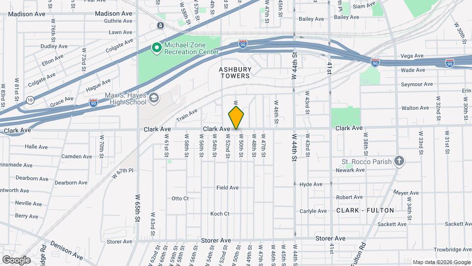 5011 Clark Ave Map and Location Details