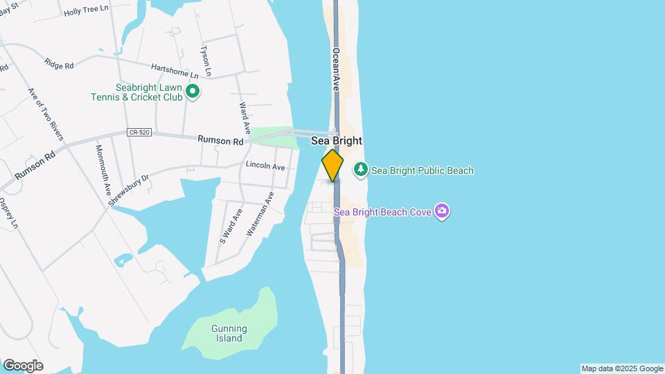 1050 Ocean Ave Map and Location Details