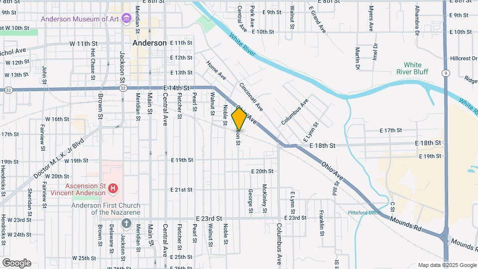 1712 Jefferson St Map and Location Details