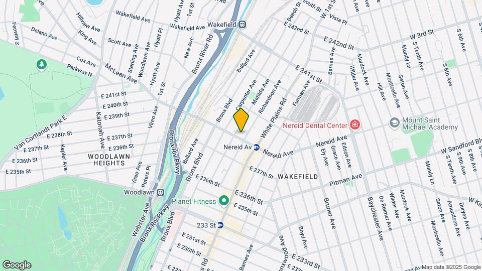 659 Nereid Ave Map and Location Details