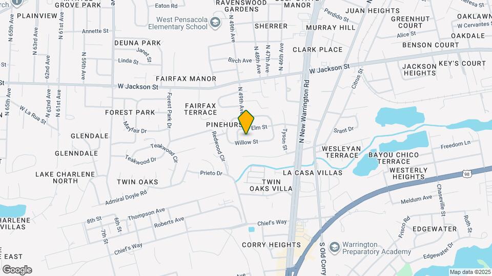 222 Willow St Map and Location Details