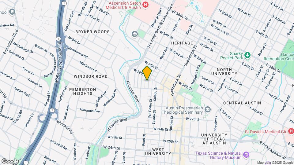 2834 Pearl St Map and Location Details