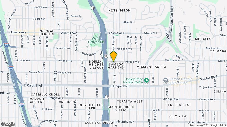 4480 41st St Map and Location Details