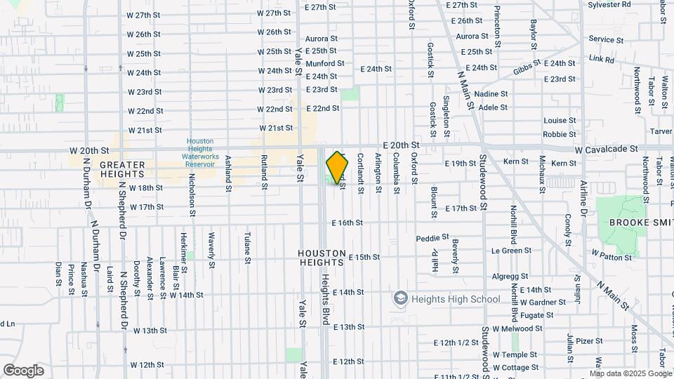 1701 Harvard St Map and Location Details