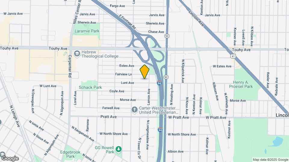 4914 Lunt Ave Map and Location Details