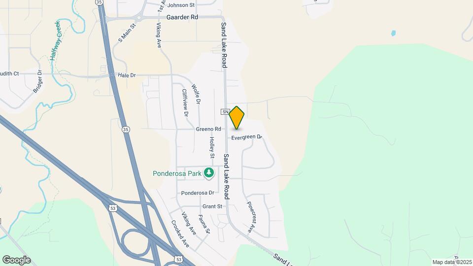 505 Evergreen Dr Map and Location Details