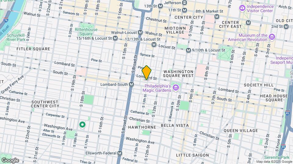 518 S 13th St, Unit 1 Map and Location Details