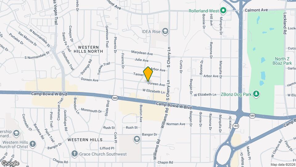 8011 Doreen Ave Map and Location Details