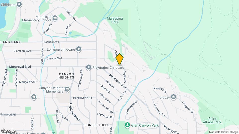 637 Alpine Ct Map and Location Details