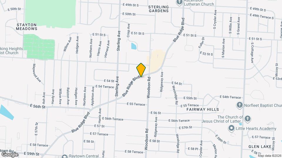 5353 Blue Ridge Blvd Map and Location Details