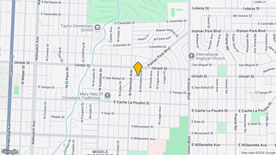 1220 E San Rafael St Map and Location Details