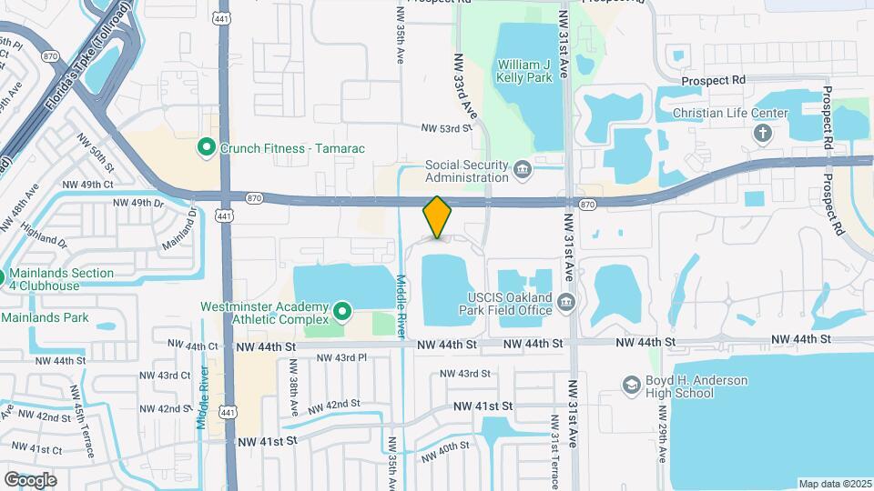 3449 NW 44th St Map and Location Details