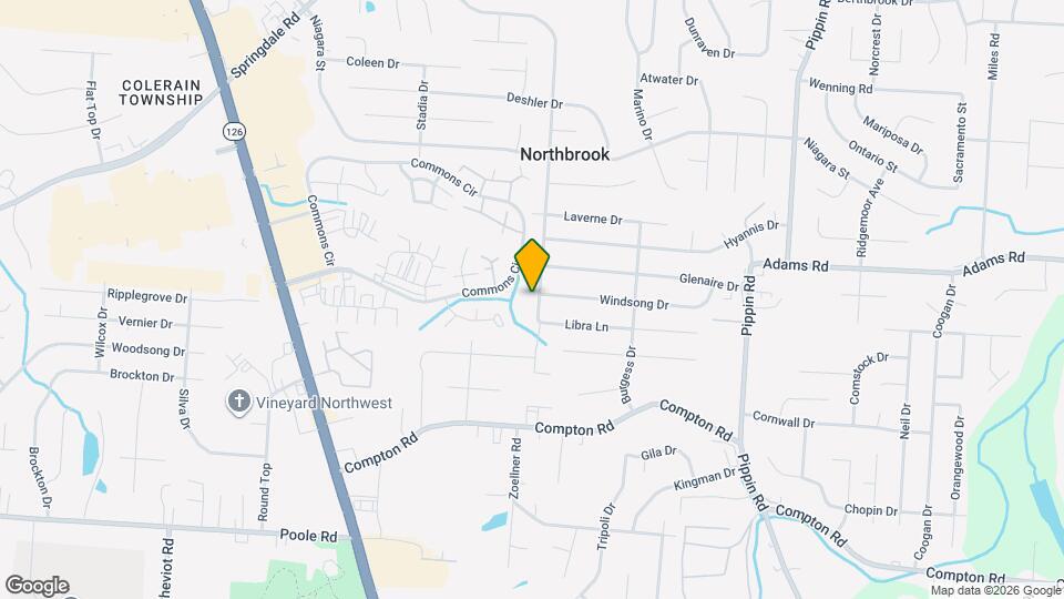 9381 Loralinda Dr Mapa y Detalles de la Ubicación