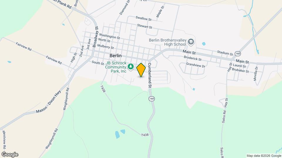 Berlin Manor Map and Location Details