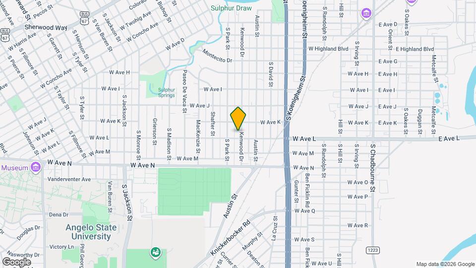 1521 Kenwood Dr Map and Location Details