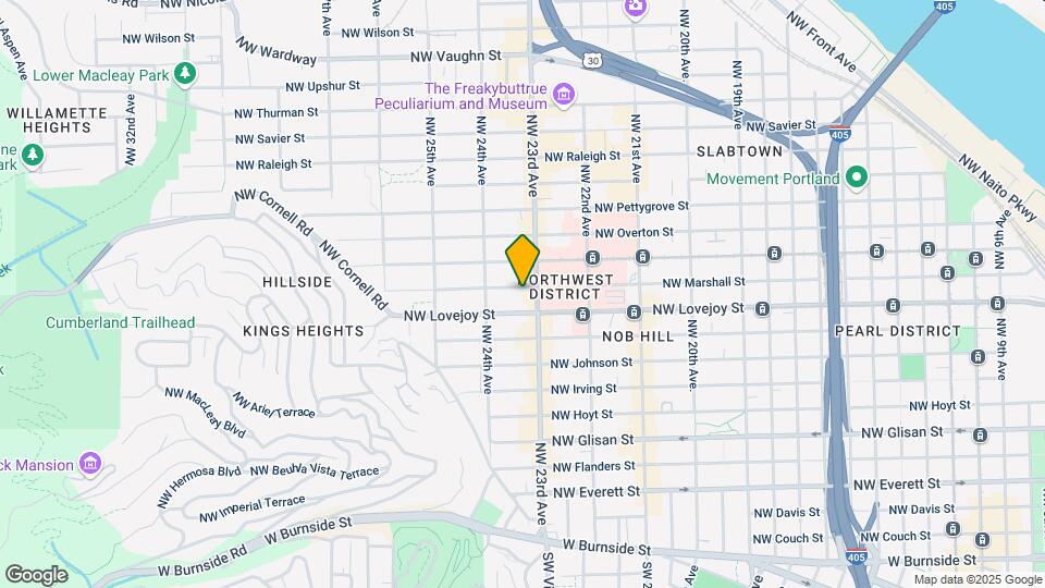 2324 NW Marshall St Map and Location Details