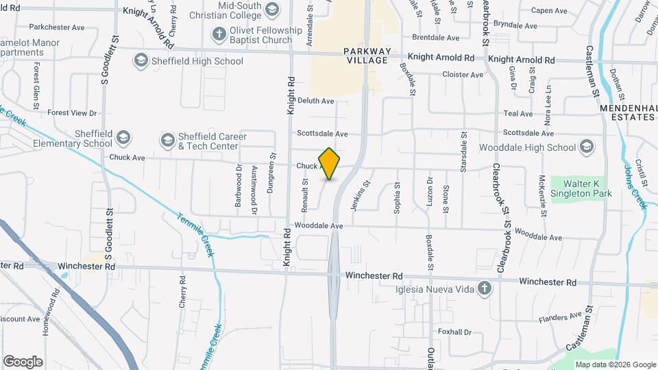 3406 Chancellor St Map and Location Details