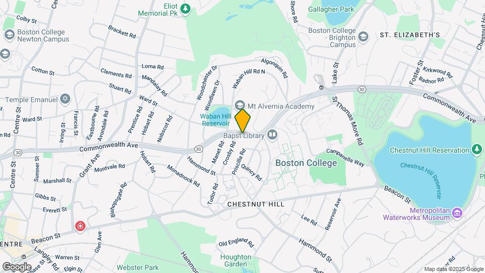 200 Commonwealth Ave, Unit 1 Map and Location Details