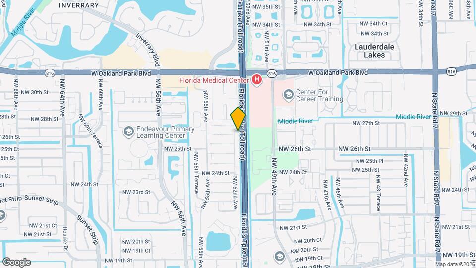 2606 NW 52nd Ave Map and Location Details