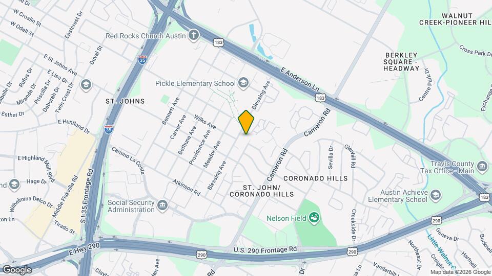 7304 Grand Canyon Dr Map and Location Details