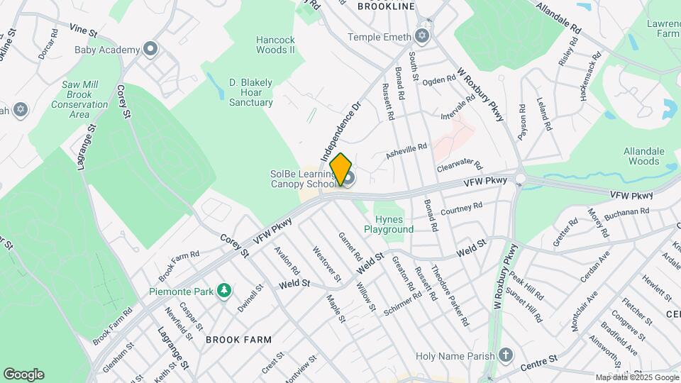 623 VFW Parkway Map and Location Details