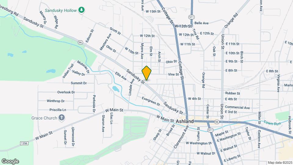 536 Pleasant St Map and Location Details