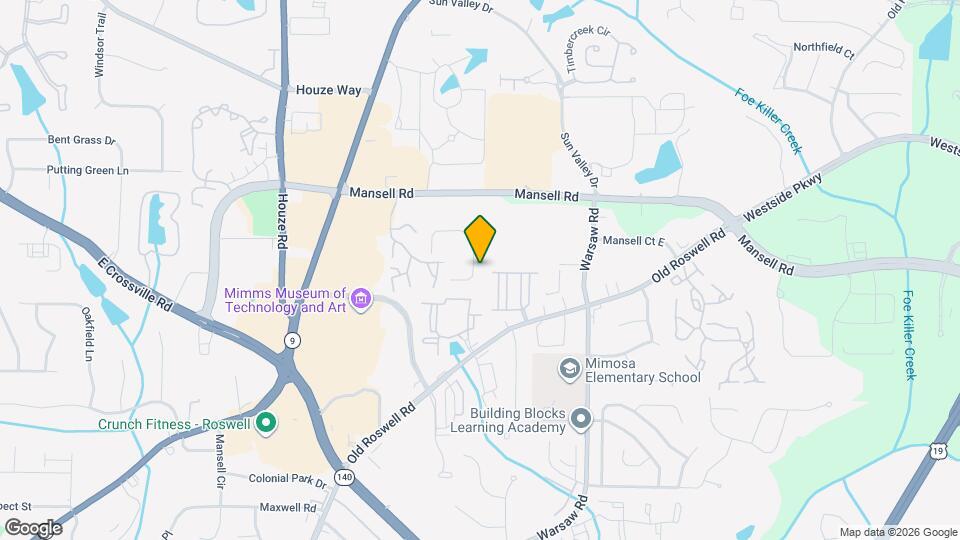 131 Roswell Commons Way Map and Location Details