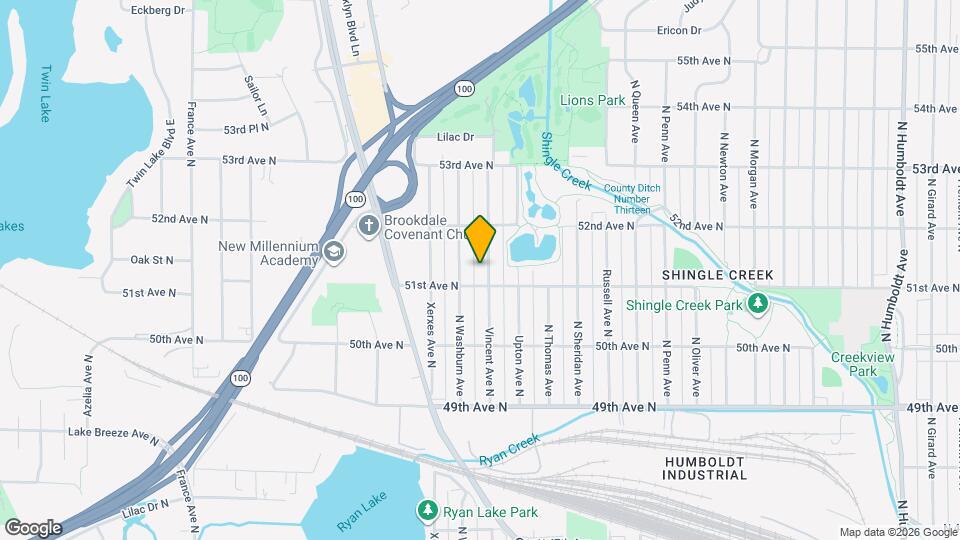 5115 Vincent Ave N Mapa y Detalles de la Ubicación