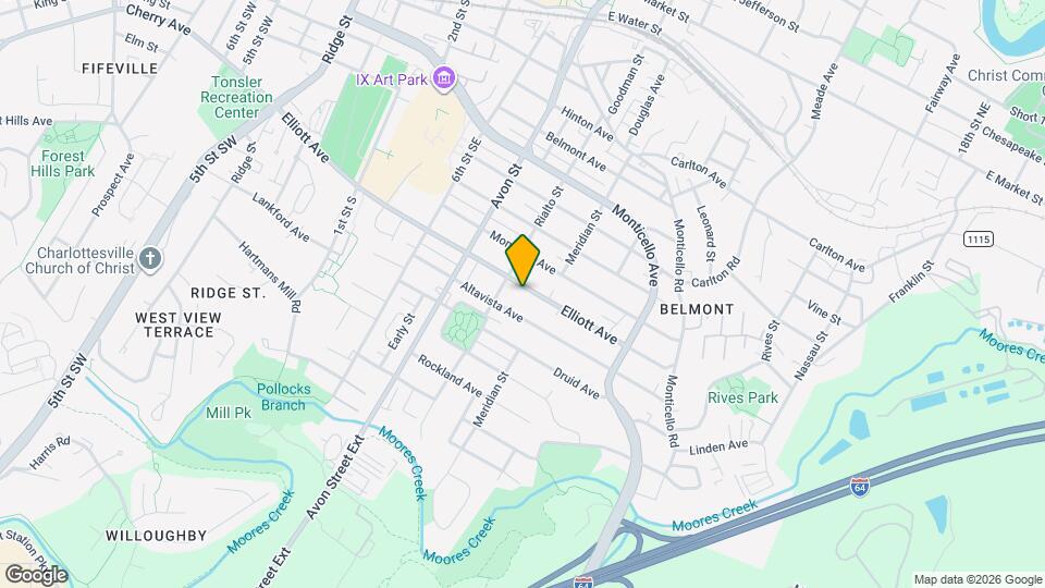 808 Elliott Ave Map and Location Details