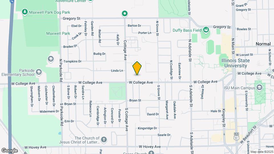 8-UNIT 1-BEDROOM APT BUILDING, CLOSE TO ISU Map and Location Details