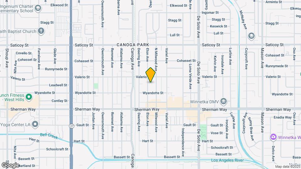 7330 Eton Ave Map and Location Details