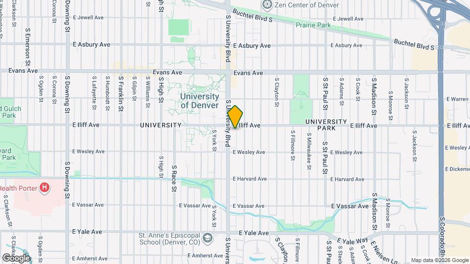 2318 S University Blvd Map and Location Details