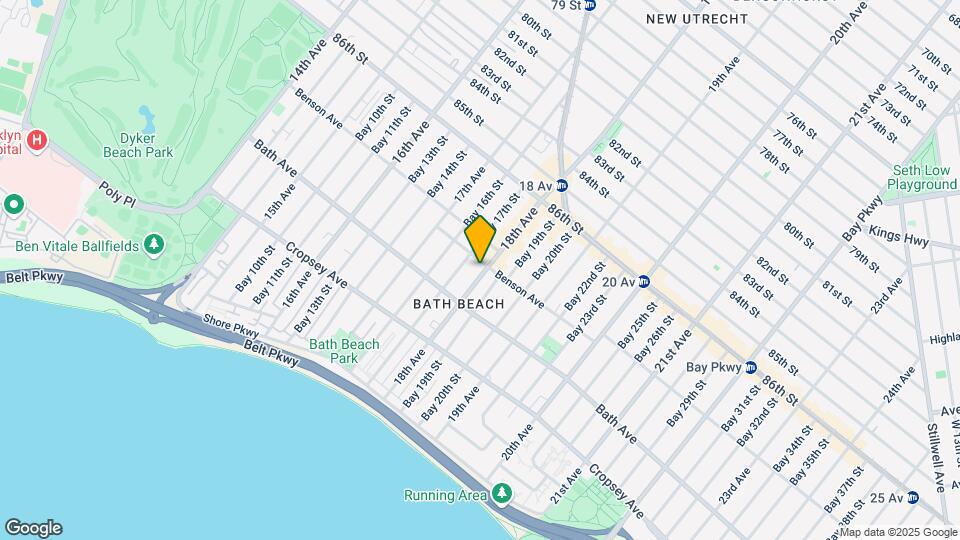 8720 18th Ave Map and Location Details