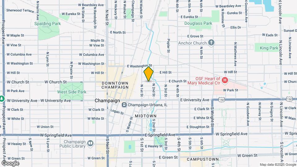 107 E Church St Map and Location Details