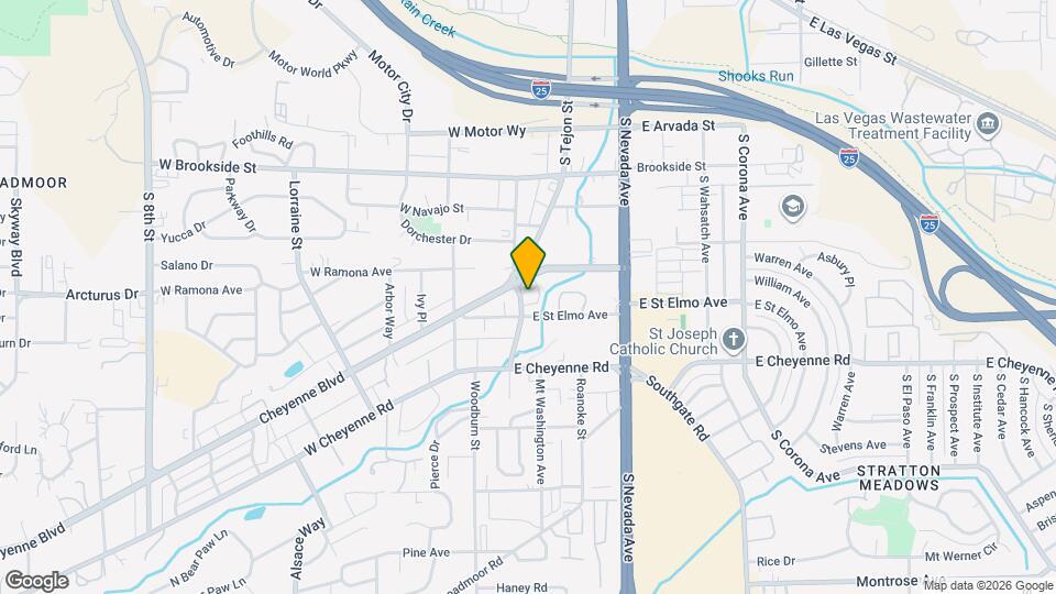 1711 S Cascade Ave Map and Location Details