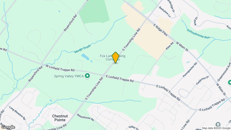 1306 S Township Line Rd Map and Location Details