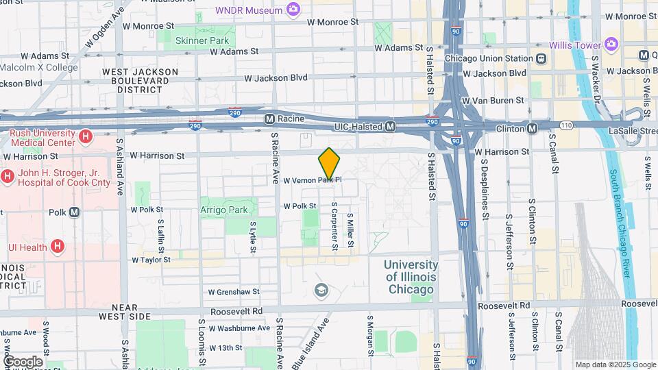 1063 W Vernon Park Pl, Unit 1 Map and Location Details